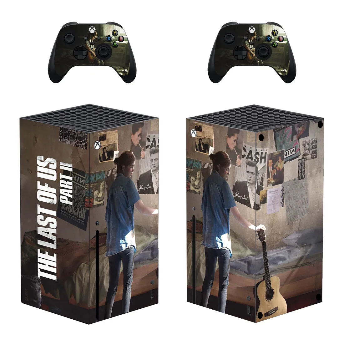 

NEW THE LAST OF US Style Xbox Series X Skin Sticker for Console & 2 Controllers Decal Vinyl Protective Skins Style 1