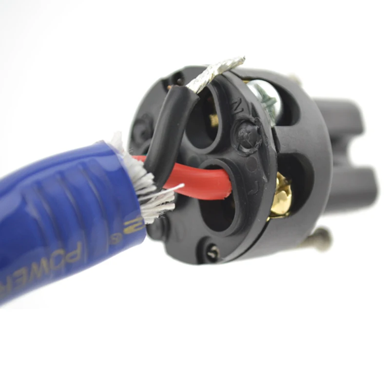 HiFi Audio Ensemble Cabo de Alimentação, Versão UE, Plug de Alimentação Conexão, oi-end Schuko Cabo De Alimentação Fio, 1 Pc