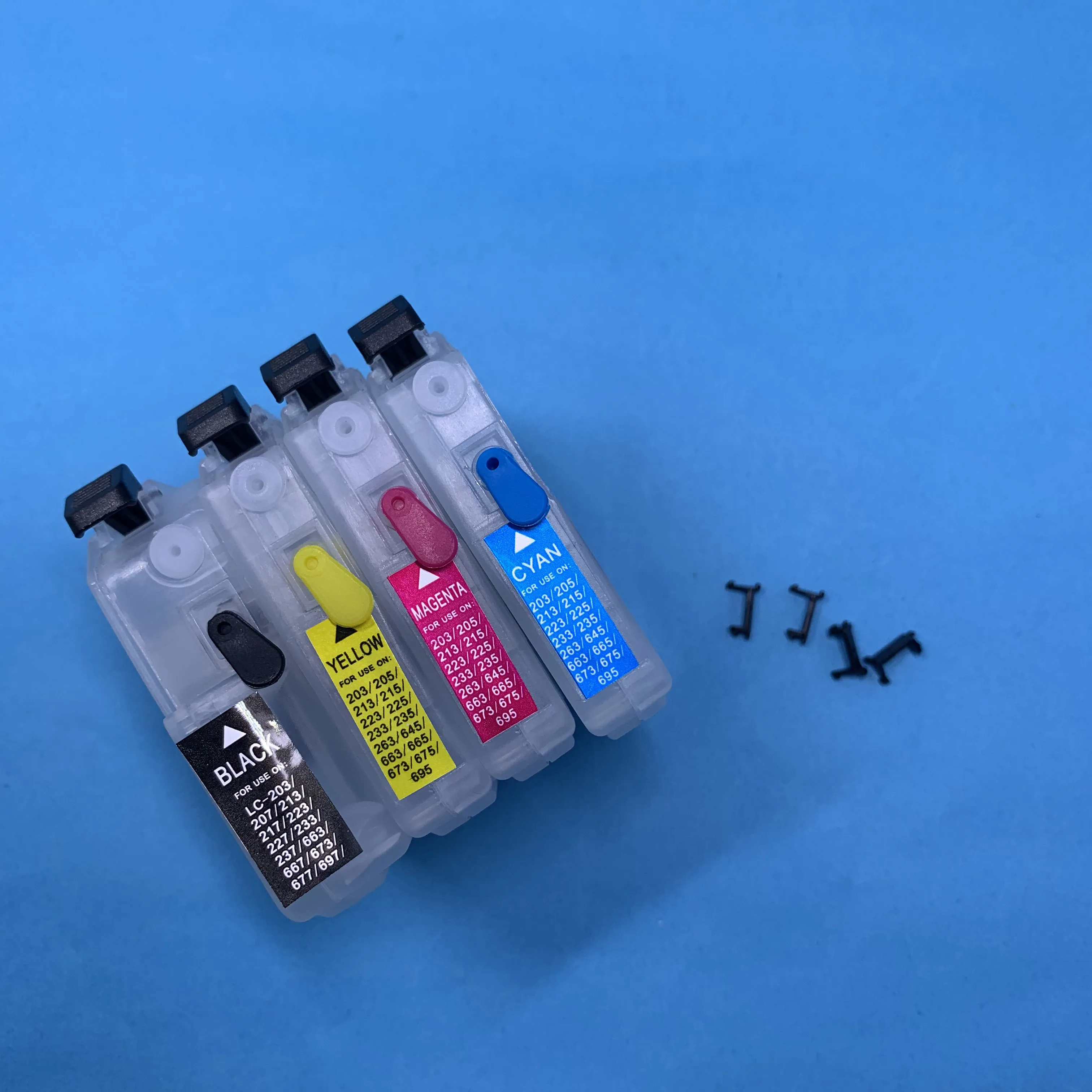 

YOTAT (No chip) CISS cartridge,refillable ink cartridge for Brother LC223 LC233 LC237 LC239 LC663 LC665 LC263 LC22U LC20E