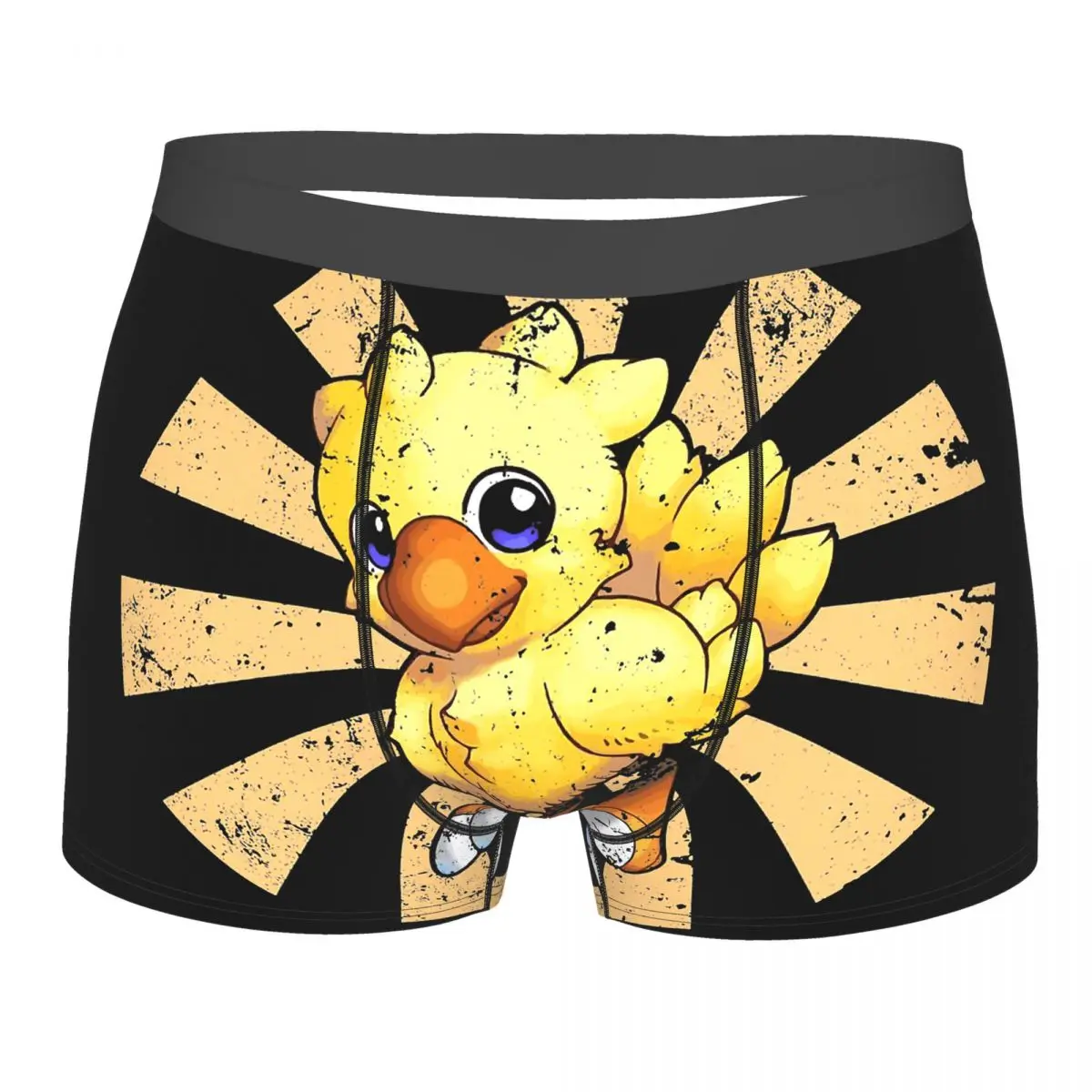 

Chocobo Retro Japanese Final Fantasy Role-playing Game Underpants Homme Panties Man Underwear Sexy Shorts Boxer Briefs