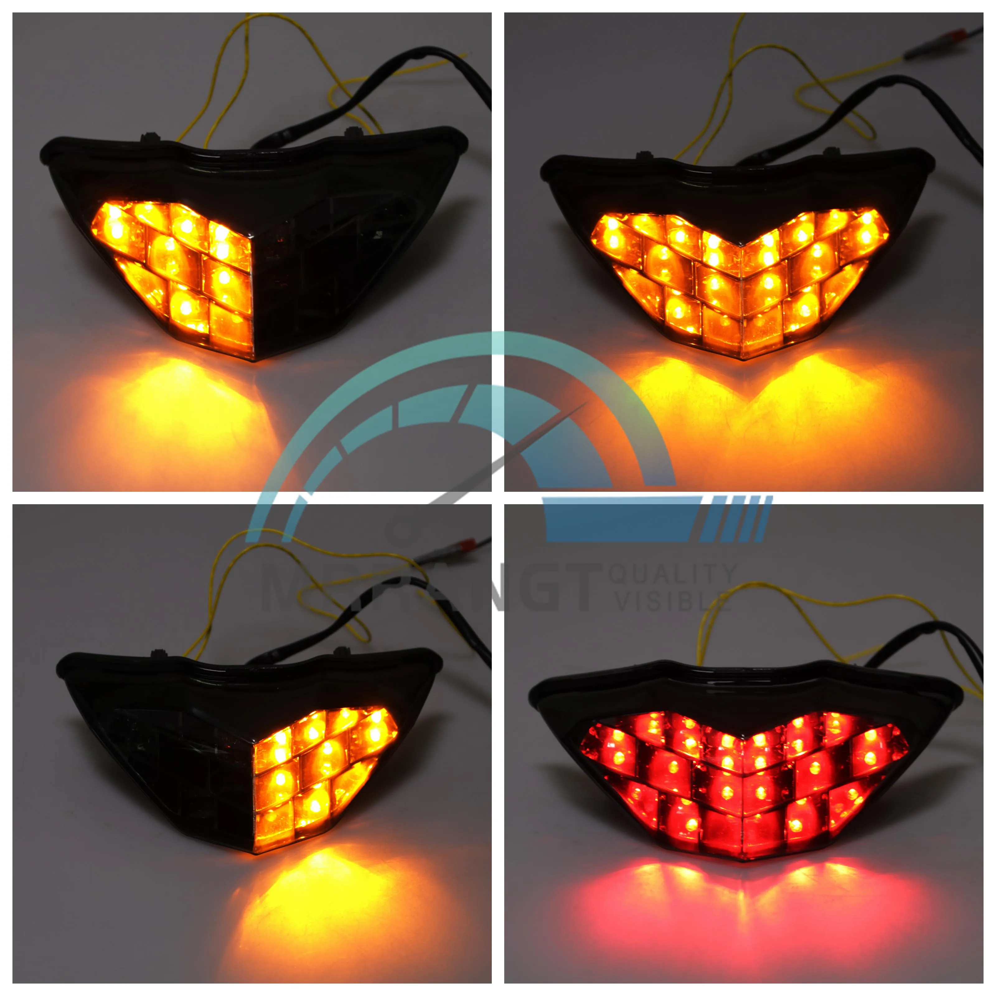 Motorcycle Taillight Integrated LED Turn Signal Rear Tail Light For Kawasaki Ninja 250 300 2013 2014 2015 2016 2017