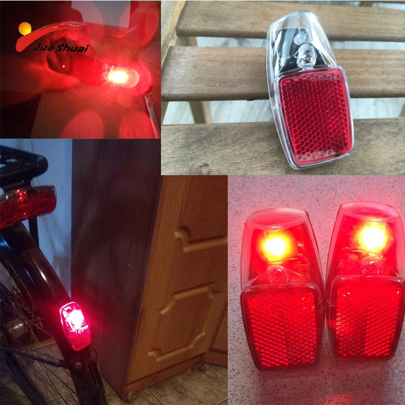 Rear Fender Tail Light for Bike Taillights Safety Lamp LED Warning Stoplight Mudguard Brake Light bike Acessories