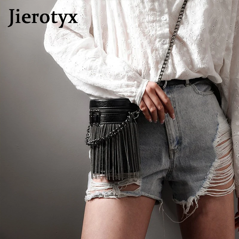 JIEROTYX Mini Small Capacity Fashion Crossbody Bag Women Exquisite Designer Chain Strap Shoulder Bag Temperament Crossbody Bag