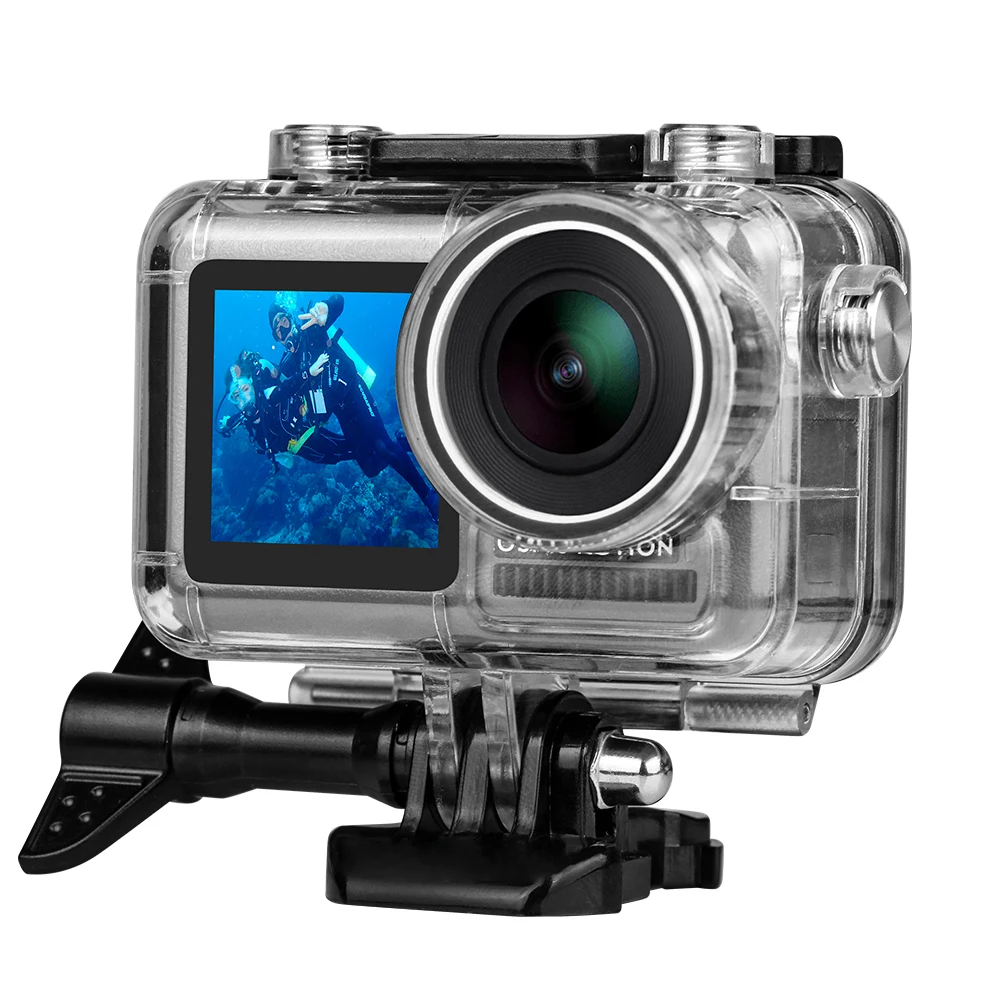 Underwater Waterproof Case for DJI Osmo Action 1 Camera Diving Protective Housing Shell for DJI Osmo Sports Camera Accessory