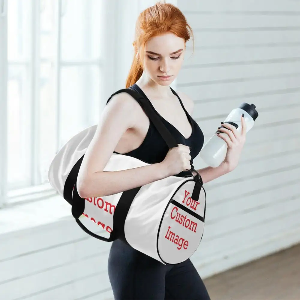 ALAZA New Gym Travel Bag Sport Outdoor Bags Custom Pictures Canvas Women Large Pocket Casual Tote Handbag Shoulder Bag For Women