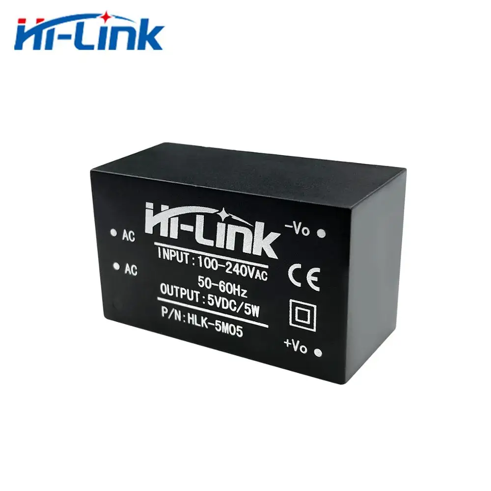 Hi-Link oryginalny 5W 5V 1A HLK-5M05 AC DC Step-Down do montażu PCB moduł zasilania