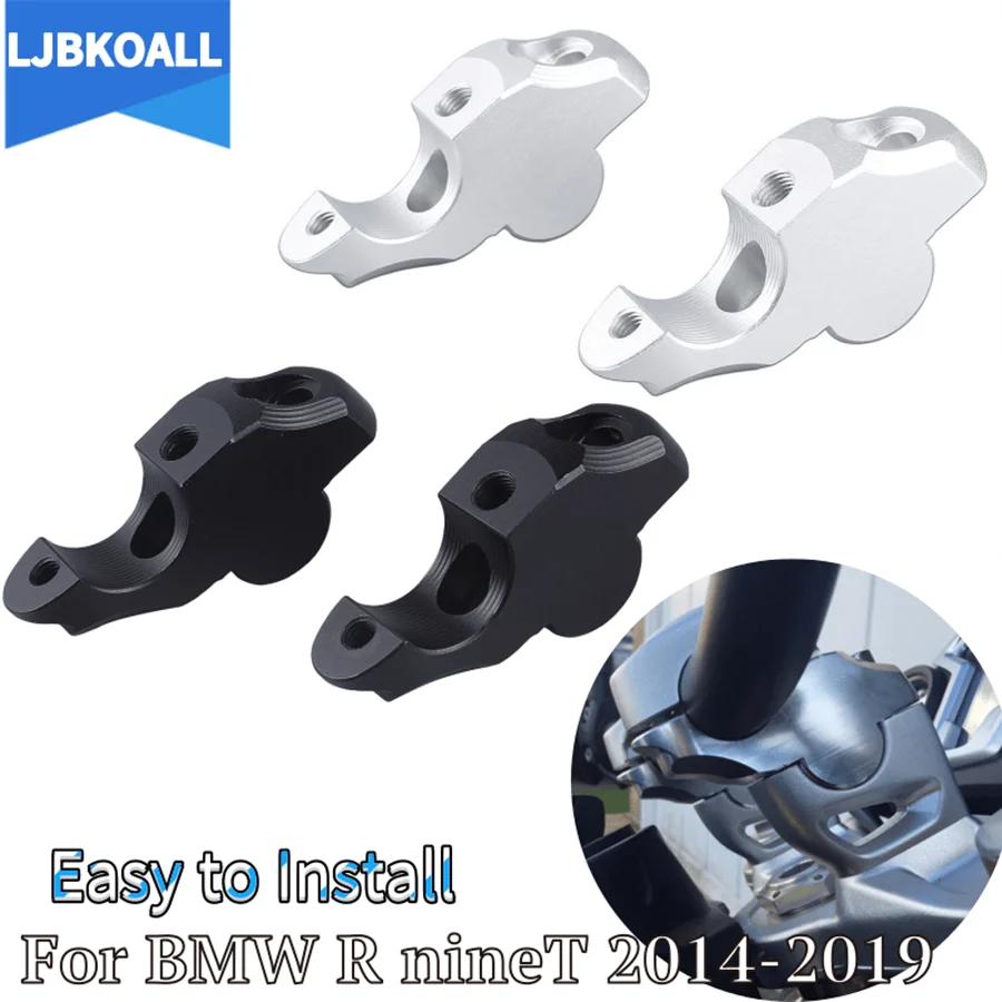 

2015 R 9T Motorcycle Accessories Handlebar Riser Up 28mm Movers Back 25mm Bracket Kit for BMW R Nine T R9T 2014-2016