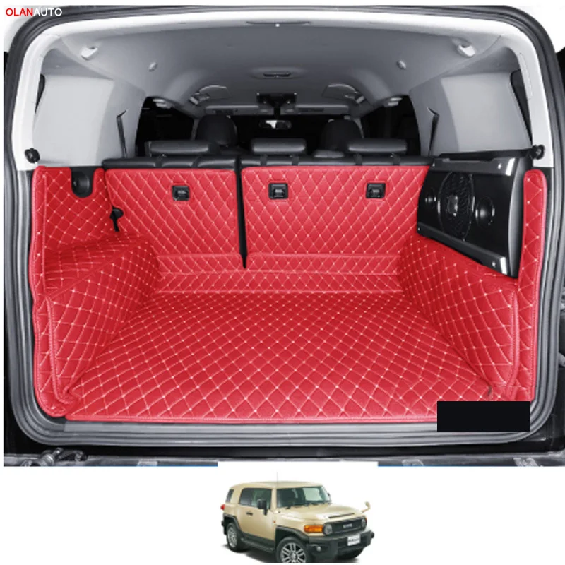 leather car trunk mat cargo liner for toyota FJ cruiser 2008 2009 2010 2011 2012 2013 2014 2015 2016 2017 2018 2019