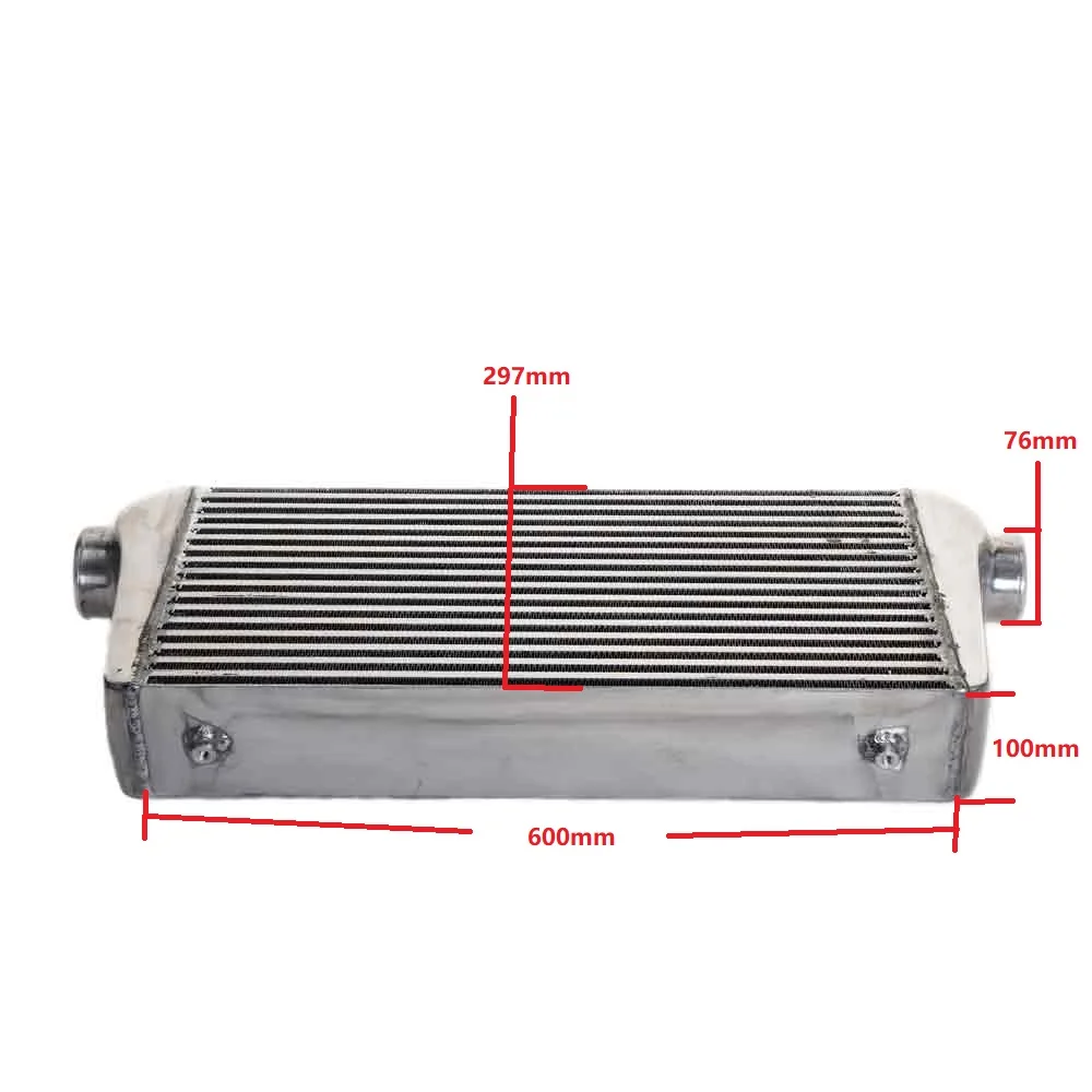 ACSMOTORSPORT Core Size: 480mmx230mmx65mm Universal type Front Mount Turbo intercooler30.5''x12''x4.0'' Cooling System