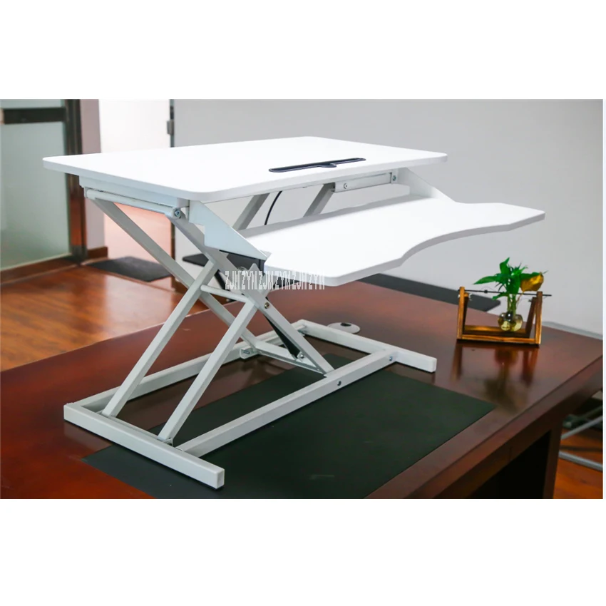 SZ-B08-1 Office Computer Standing Lifting Table Multi-Gear Household Study Room Stand Up Notebook Desktop Computer Folding Desk