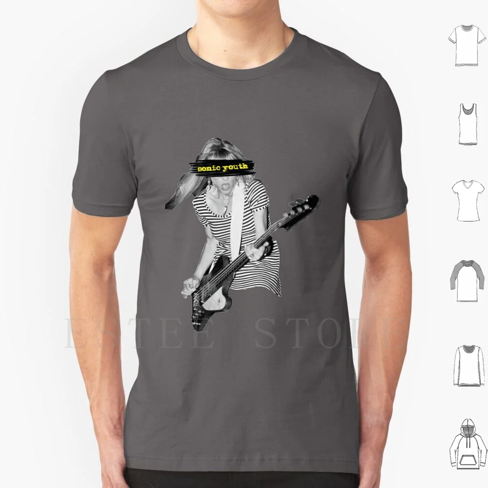 Youth Kim T Shirt Cotton Men DIY Print Youth Kim Gordon Noise Mudhoney Kelvins Thurston Moore Post Punk Punk No Wave Dirty Goo