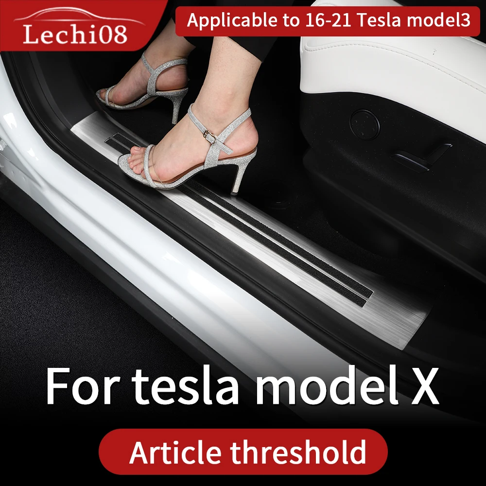 Welcome threshold For tesla model X accessories  tesla 2016-2023+ 2024 model x interior accessories