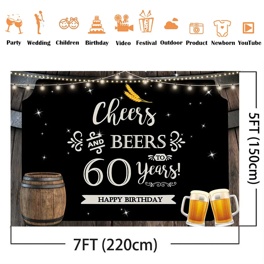 60th عيد هتاف و البيرة القدح موضوع التصوير الخلفيات الرجعية ريفي خمر خشبية مجلس صور خلفية حزب لوازم