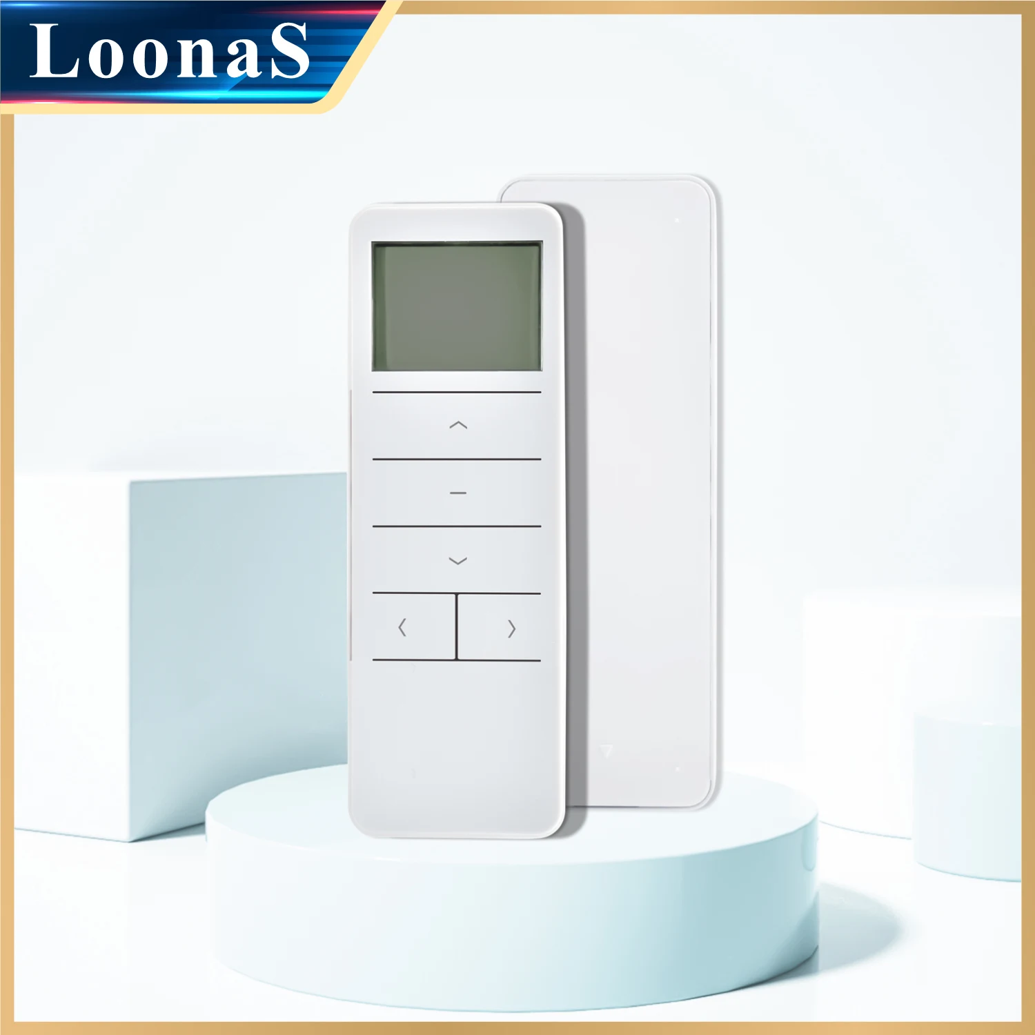 Loonas Smart Electric Automatic Curtain Motor RF433 interruttore a parete remoto