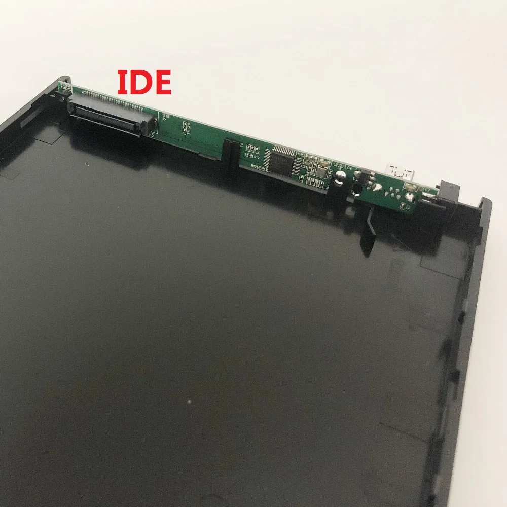 NIGUDEYANG Slim External USB 2.0 Enclosure Case Caddy Adapter for Laptop CD/DVD Optical Drive 12.7mm IDE Tray-load DVD ODD