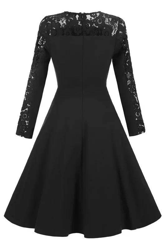 Vestido de noche de muselina, elegante Vestido Formal de encaje para Fiesta, largo hasta el té, DN-1580