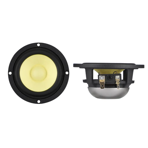 Imagen 2 del producto AIYIMA 2 uds altavoz de rango medio de 3 pulgadas 4 Ohm 8 Ohm 25W altavoz de Audio para coche altavoz Hifi sonido de música cine en casa neodimio