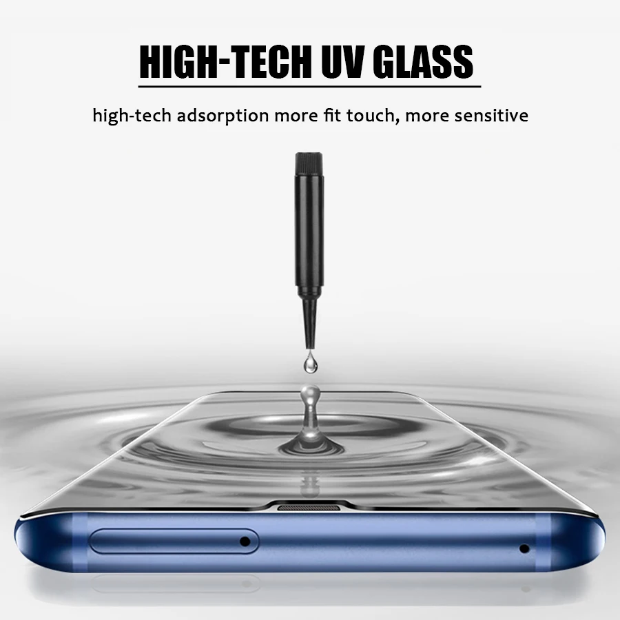 Nano Liquid UV Glue Tempered Glass For Samsung Galaxy Note 20 9 10 S20 FE S10 S8 S9 Plus S21 S22 S23 S24 Ultra Screen Protector