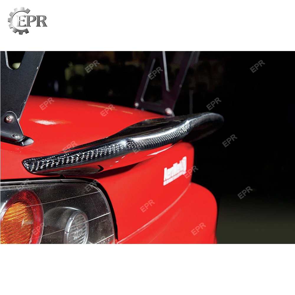 For Honda S2000 AP1 AP2 K1 Lab Style FRP Unpainted Fiber Glass Rear Trunk Spoiler Fiberglass Rear Wing Aero Trim Body Kit Lip