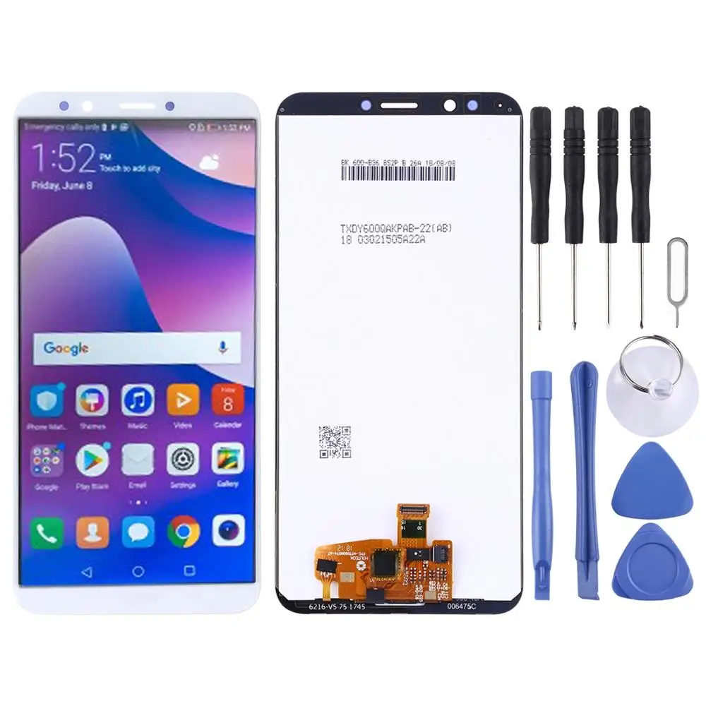 LCD Screen and Digitizer Full Assembly for Huawei Y7 Prime (2018) LCD Screen with Digitizer Full Assembly