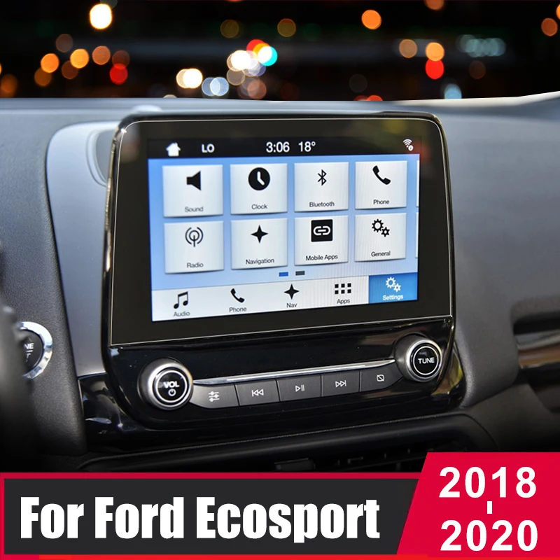 

8 9 inch for Ford Ecosport 2018 2019 2020 Tempered Glass Car Navigation Screen Protector Touch Display Screen film Anti Scratch