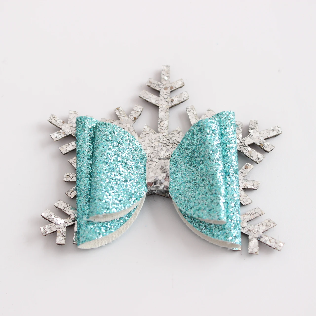 Handmade Craft Hair Accessories Baby Girl Flowers Sequins Bow Flower