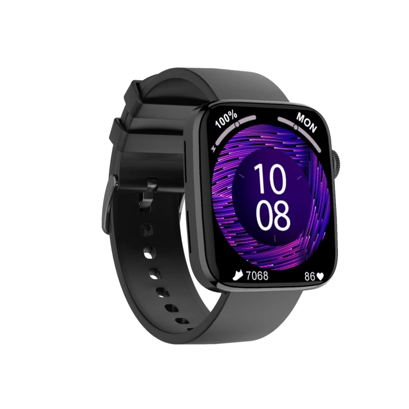 DT1 1.8 inch Color Screen Smart Watch Silicone Watchband IP68 Waterproof Support GPS Track/Bluetooth Call/Female Menstrual Cycle