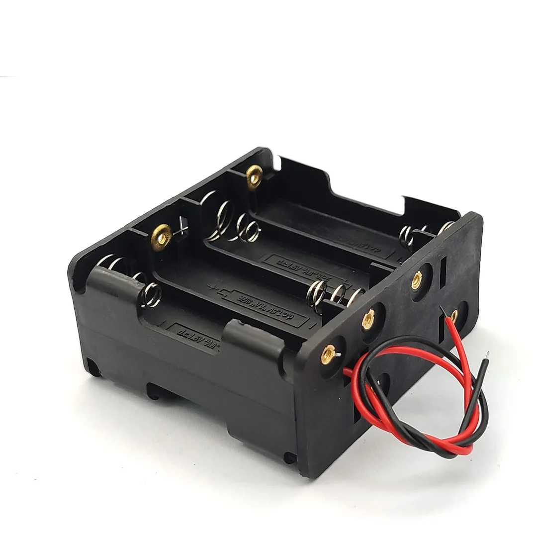 Boîte de rangement pour piles 8 x AA, 12V, 8 x AA 24.com, avec ligne