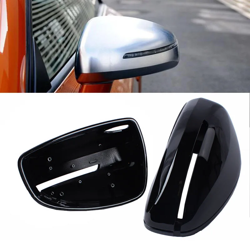 

Glossy Black Rearview Rear Replacement For Audi TT TTS MK2 8J 2007-2012 2013 2014 TTRS R8 View Mirror Cover Case Shell Caps 2pcs