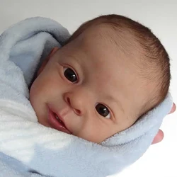 18inch reborn doll kit full body silicone fresh color Unfinished Doll Parts DIY kit