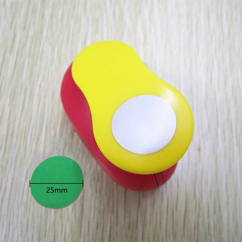 5cm 3.8cm 2.5cm round shape craft punch set children manual DIY hole punches cortador de papel de scrapbook school circle punch