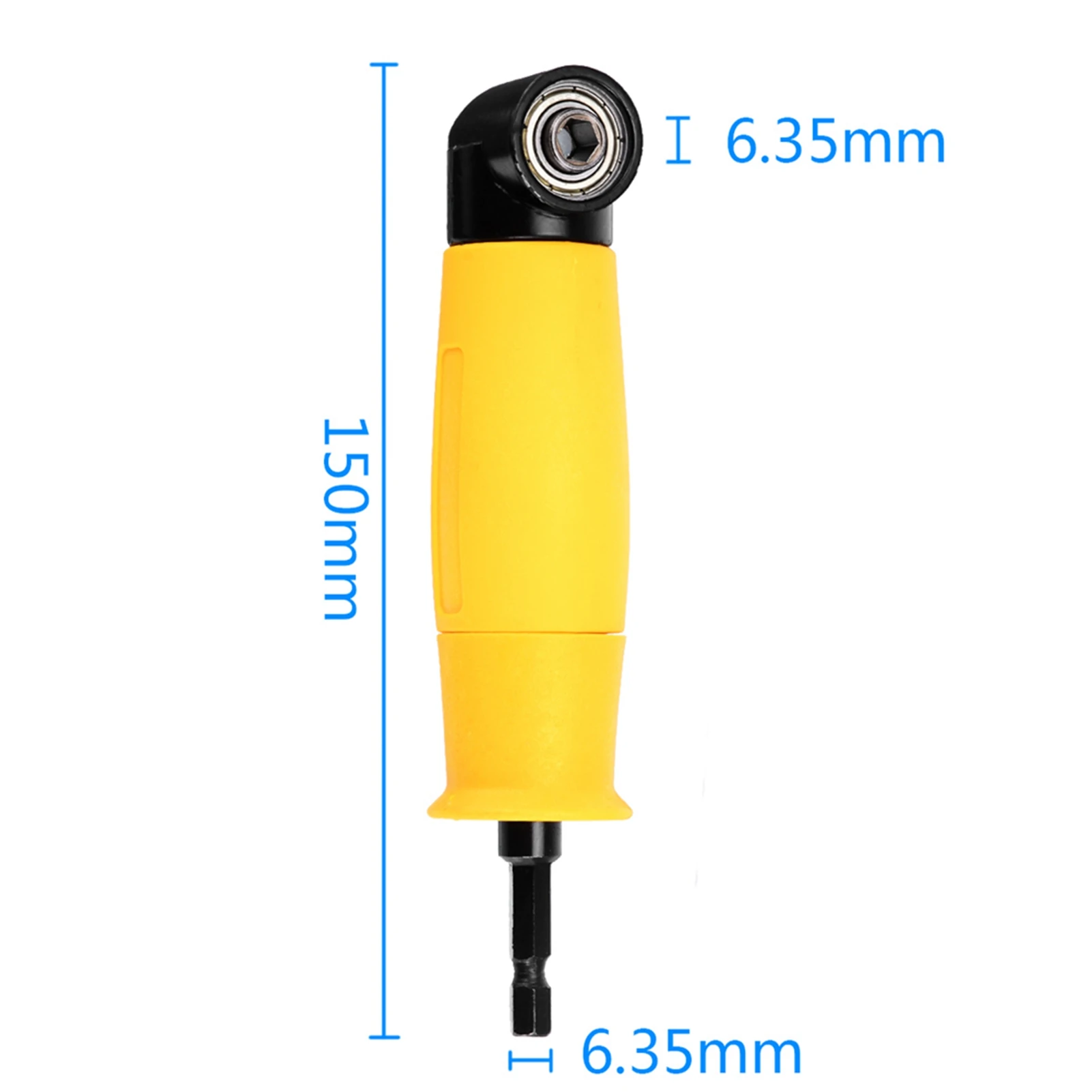 90 Degree Right Angle Extension Driver Electric Screwdriver Drill Bit Holder 1/4\