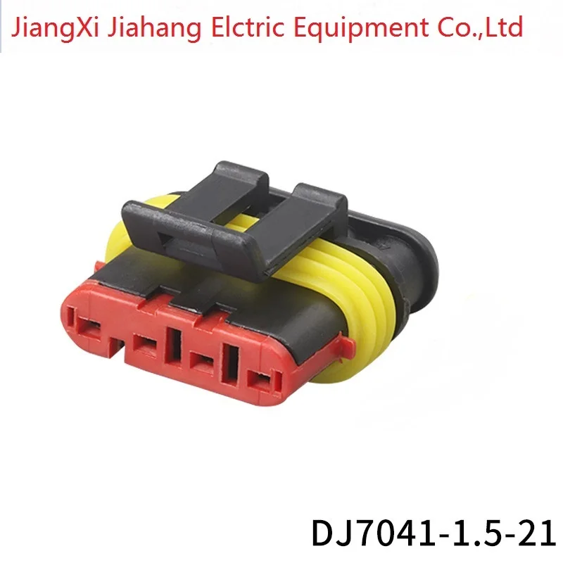 282106-1 282088-1 Freeshipping 200 Sets DJ7041-1.5-11/21 4Pin Amp Auto Elektrische Draad Connectoren Voor Vw, bmw, Audi,Toyota, Nissan