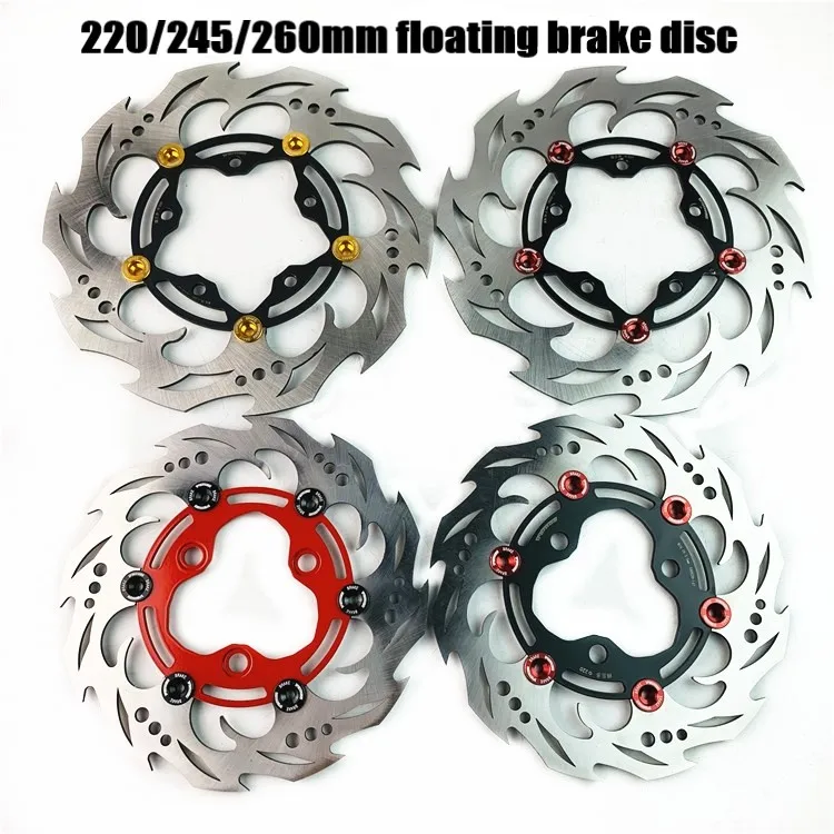 220/245/260mm Stainless steel Motorcycle Scooters Brake Front & Rear Disc Disks For Aerox Nitro BWS Zuma RSZ JOG Force M3 N1s