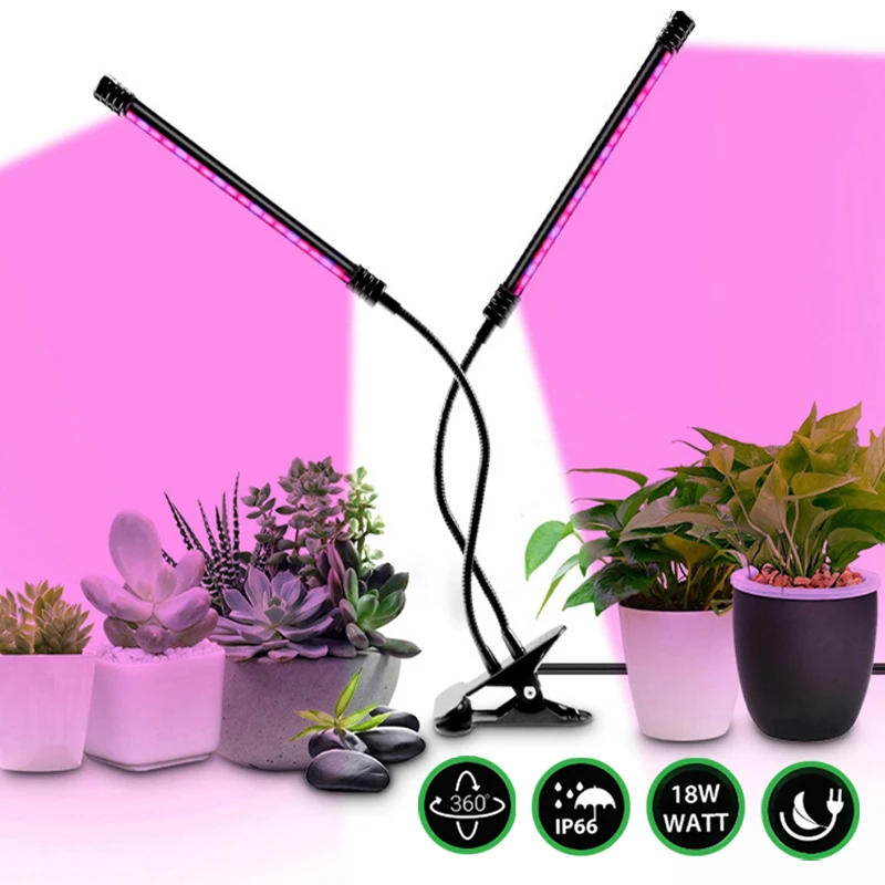 Grow Box Clip Lamp Greenhouse Tent Phytolamp For Plants LED Grow Light USB Full Spectrum Control Plants Seedlings Flower Indoo