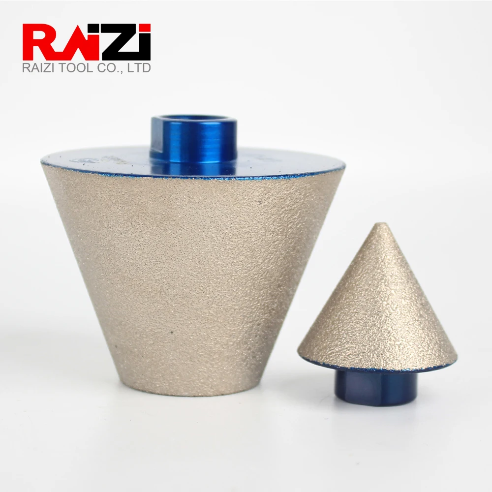 Raizi Beveling Chamfer Bit For Holes Trimming Vacuum Brazed Diamond Milling Bits  Finishing Hole Countersink Tool Ceramic M14