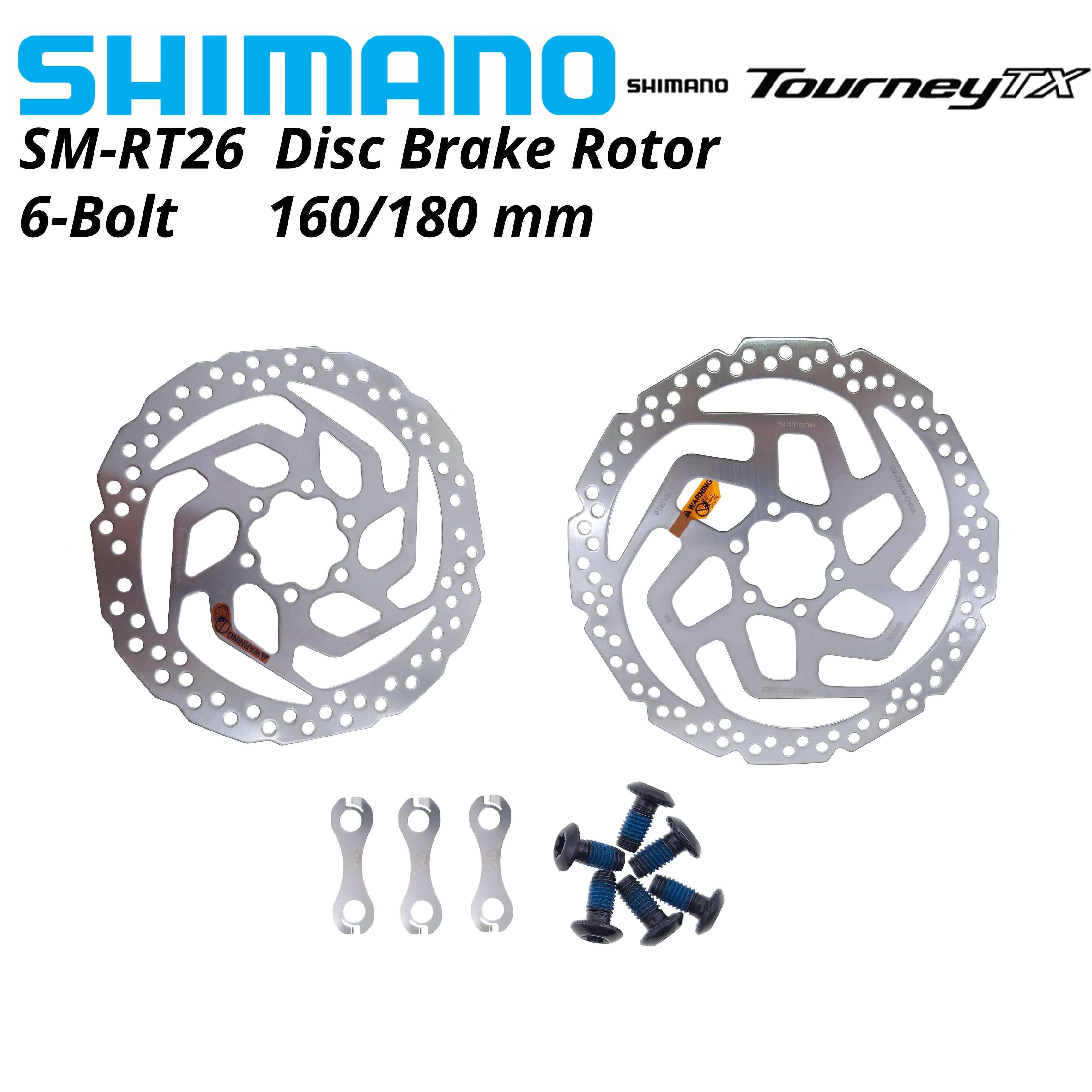 SHIMANO ALTUS SM RT26 Brake Disc 6 Bolt Mountain Bikes Disc M6000 Brake Disc 160MM 180MM MTB Bicycle Parts