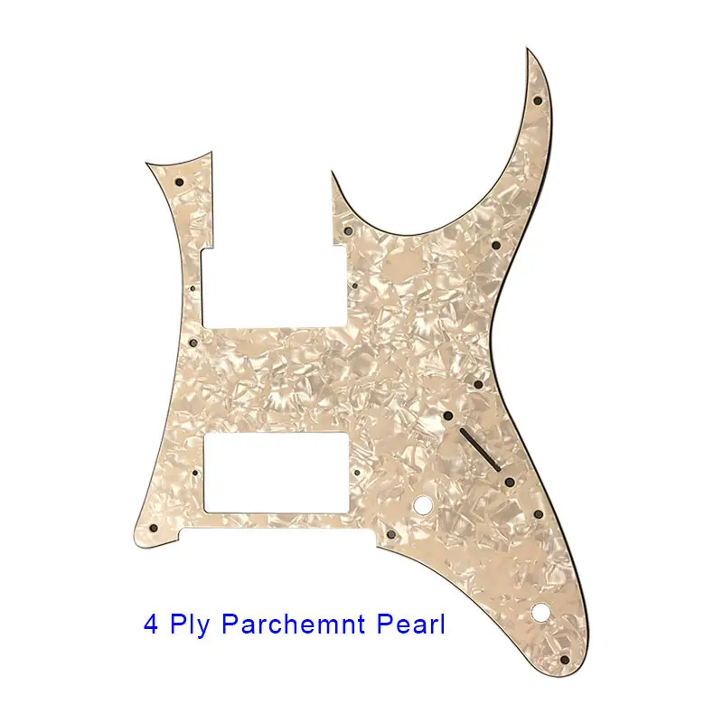 Xinyue Guitar Parts - For 10 Hole Screws MIJ Ibanez RG750 Guitar Pickguard Humbucker HH Pickup Scratch Plate,Many Colors