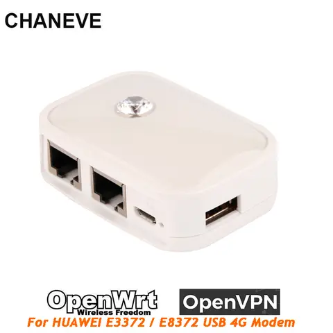 CHANEVE 300Mbps Portable Mini Wifi OpenVPN LAN Network Router Wifi Wireless Router Support E3372H 4G USB Modem