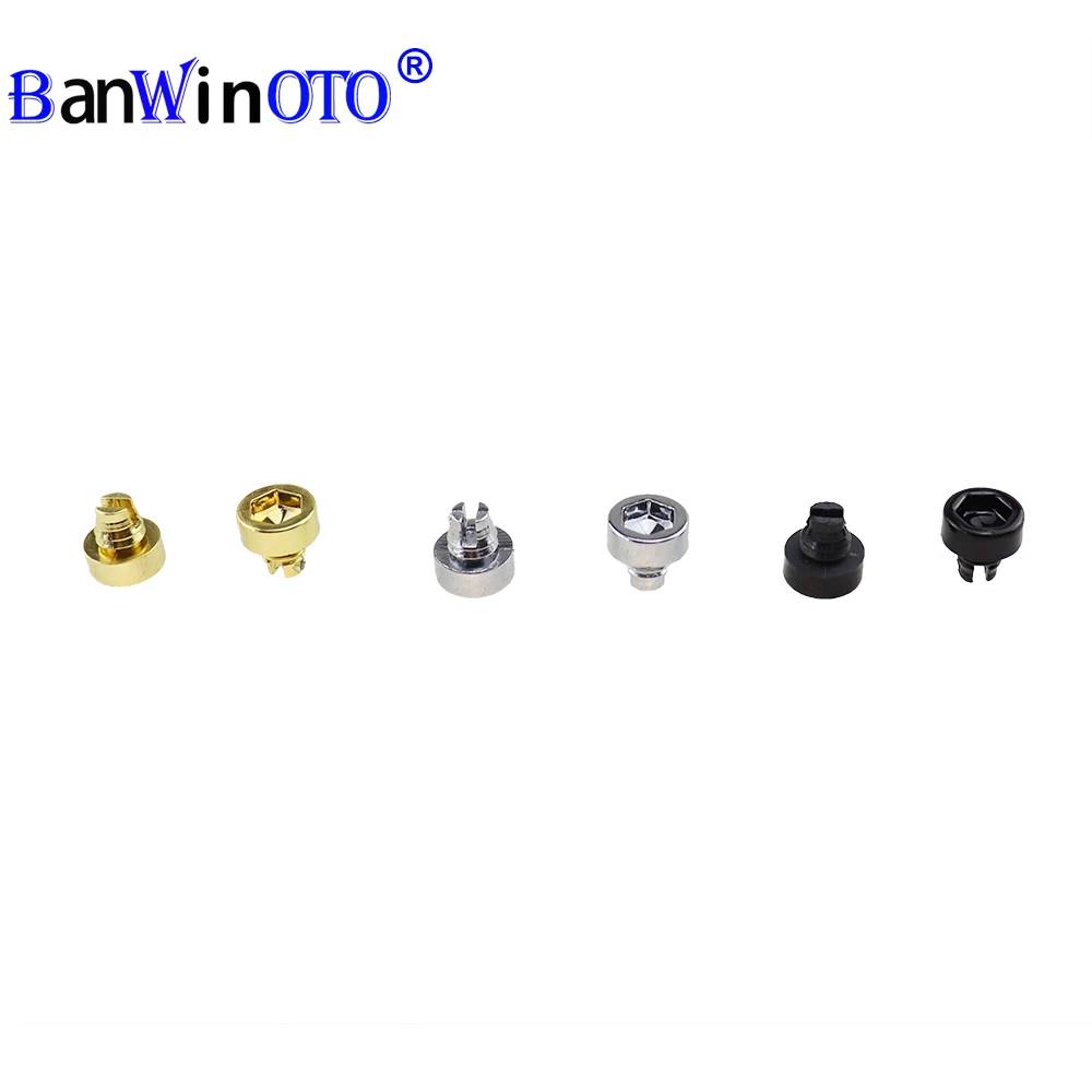 100 pcs/set 7.5mm Car Wheel Rivets Replacement Plastic Nail Tire Nuts Studs Bolts Rivets For Car Rim Lip Decoration