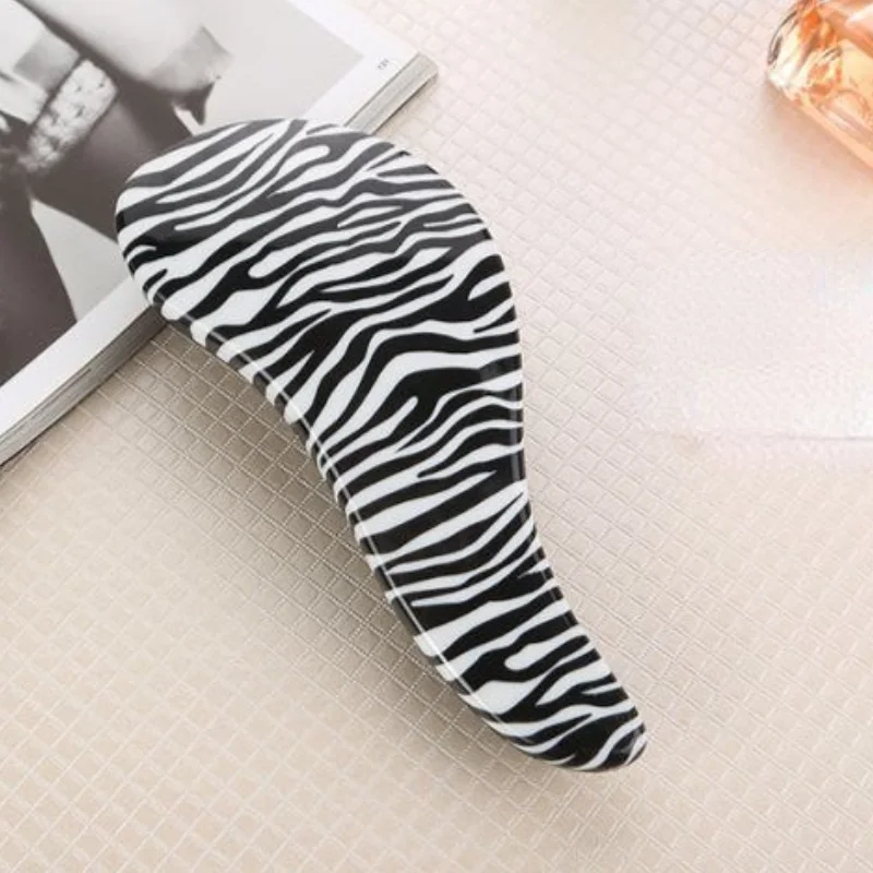 Leopard Anti-Static Hairdressing Comb Smooth Hair TT Comb Small Hair Brush Beauty Princess Comb Scalp Massage Brush