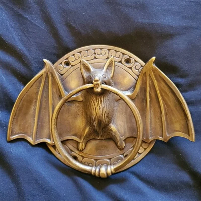 Retro Bats Door Knocker, Heavy Duty, Home Front Wall, Decoration, Old Door Knockers