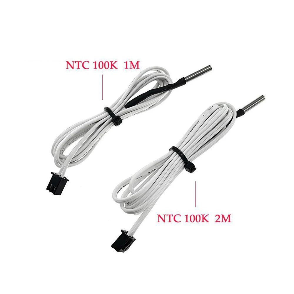 1M/2M HT-NTC100K Thermistor Temperature Sensor For High Temperature Filament 350 Degrees Hotend Kit B3950 For 3D Printer Parts