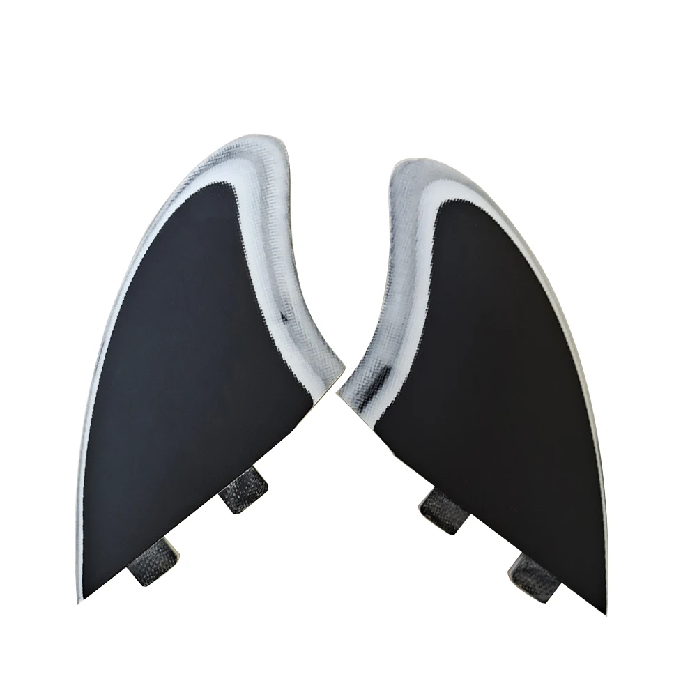 Surfboard Twin fin K2 Black Color Fins  Double Tabs fin thruster fins keel fins quillas fins surfboard accessories