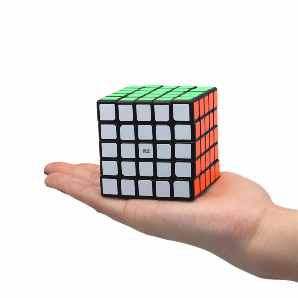 Qiyi 5S puzzle magiczna kostka 5x5 magiczna kostka Cubo Magico Profissional prędkość kostka Stickerless kostka do gry edukacyjne zabawki dla dzieci Qiyi 5S puzzle magic cube 5x5 Magic Cube Cubo Profissional magia cube