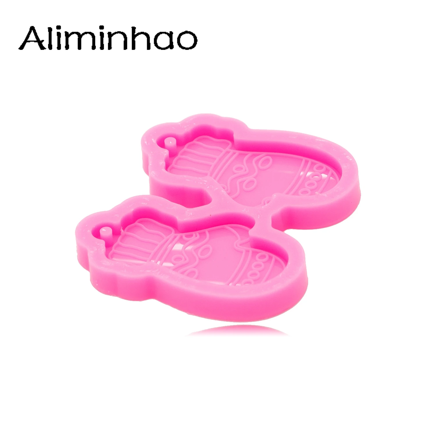 DY1014 Glossy Gloves Earrings Silicone Mold, Resin Molds DIY Crafting Molds with Epoxy, Resin art DIY Handmade Charms Mold