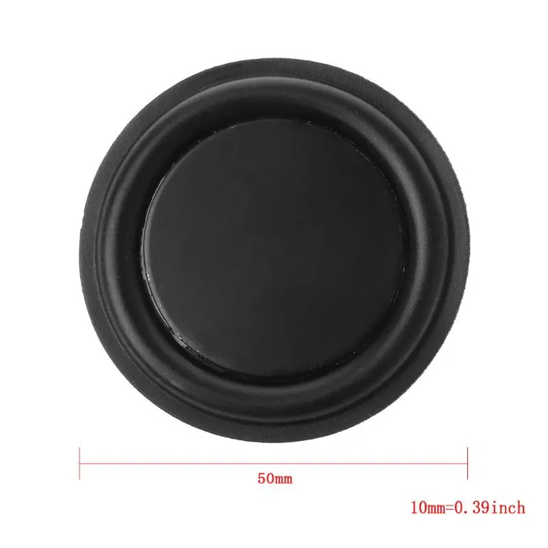 50mm Passive Radiator Subwoofer Speaker Vibration Membrane Bass Rubber Woofers