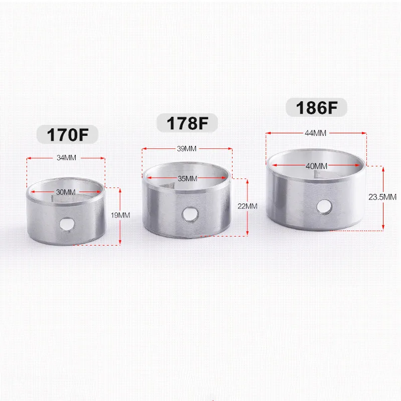 Main connecting Bearing Suit For Kipor kama Diesel Generator Engine 170F 178F 186F STD 0.25 0.50Tiller Crankshaft connecting rod