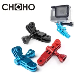 CNC Aluminium 3 way adjustable Pivot Arm Long & Short Adjust Arm adapter For Gopro Hero 11 10 9 Xiaomi yi 4k SJCAM Accessories