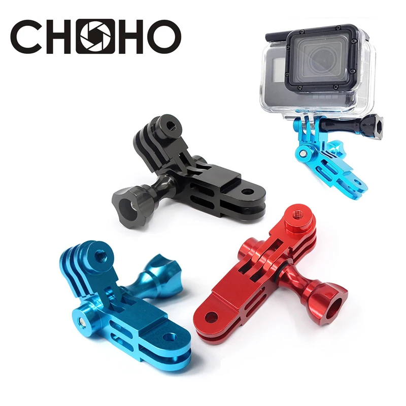 Aluminiowe 3-drożne regulowane ramię obrotowe CNC Długie i krótkie ramię regulacyjne Adapter do Gopro Hero 13 12 Akcesoria DJI Action Insta360